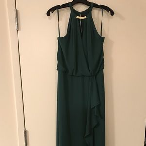 BCBG emerald green lightweight dress